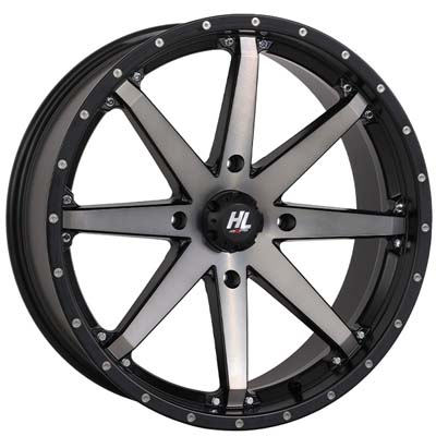 20x7 4/156 4+3 (+10mm) High Lifter HL10 Wheel - Smoke